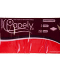 Servetele Papely rosii, 33x33 cm, 2 straturi, din celuloza