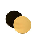 Disc suport tort, auriu-negru, carton laminat 3mm, Ø 24 cm