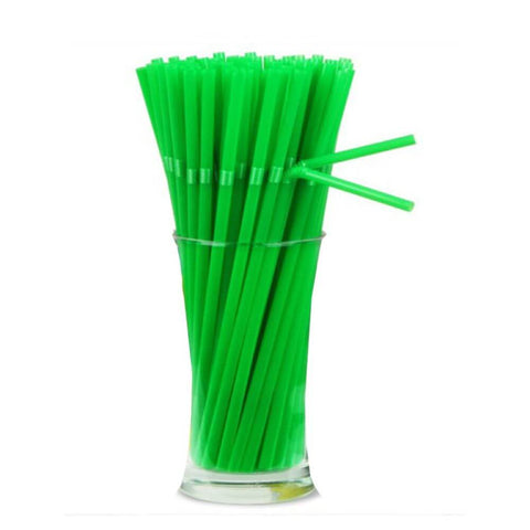 Paie flexibile biodegradabile verzi, 240x6mm, set 400 buc