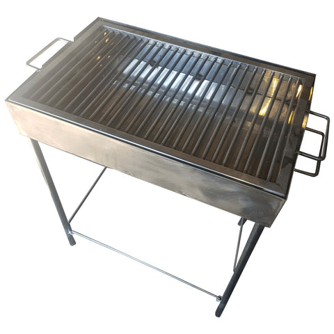 Grătar profesional din inox 18/10, 60x40 cm, durabil pentru bucătării HORECA.