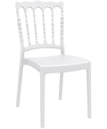 Scaun Napoleon Alb Siesta Exclusive din polipropilenă ranforsată, ideal pentru evenimente, restaurante, terase HORECA.