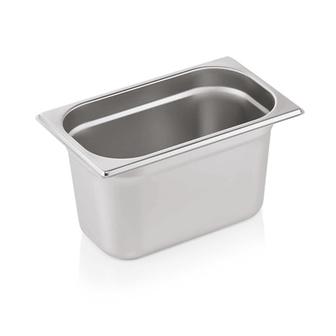 Vaschetă Gastronorm GN 1/4, inox AISI 304, adâncime 150 mm