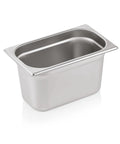 Vaschetă Gastronorm GN 1/4, inox AISI 304, adâncime 150 mm