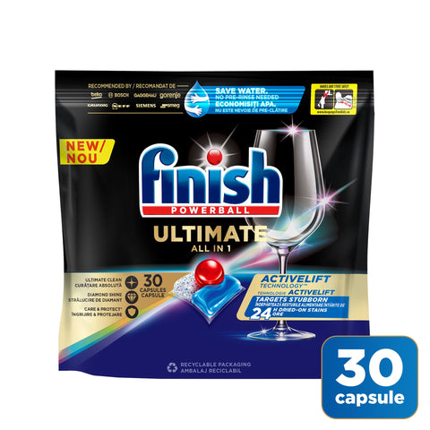 Detergent tablete profesionale, mașină spălat vase, 30 capsule