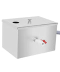 Separator de grăsimi profesional A5 din inox, soluție igienică pentru bucătării HORECA, previne înfundarea.