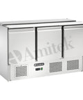 Saladetă frigorifică ventilată GN 1/1 Amitek AK923V, 1365 × 700 mm