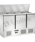 Saladetă frigorifică ventilată GN 1/1 Amitek AK923V, 1365 × 700 mm