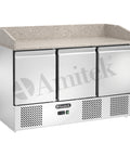Saladetă frigorifică ventilată pentru pizza Amitek AK923PZV, 1400 × 700 mm
