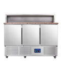 Saladetă refrigerată cu blat de granit Cuistance PS903, 1365 × 700 mm