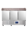 Saladetă refrigerată cu blat de granit Cuistance PZ903, 1380 × 700 mm
