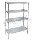 Raft inox cu 4 polițe Amitek