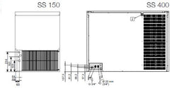 Mașină cuburi de gheață, producție 380kg/24h, Seria SS Modular, ICETECH