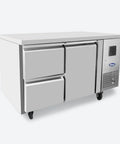 Masă frigorifică cu 2 sertare și o ușă Atosa EPF3523GR
