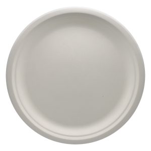 Farfurii biodegradabile, 26 cm, un compartiment, set 125 bucăți, pentru servire HORECA.