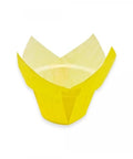 Coșulețe de copt Tulip galbene, hârtie alimentară