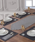 Set 6 naproane de masă cu agățătoare, 450x300mm