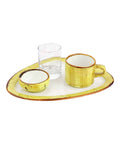 Set pentru servit cafea din porțelan Sun