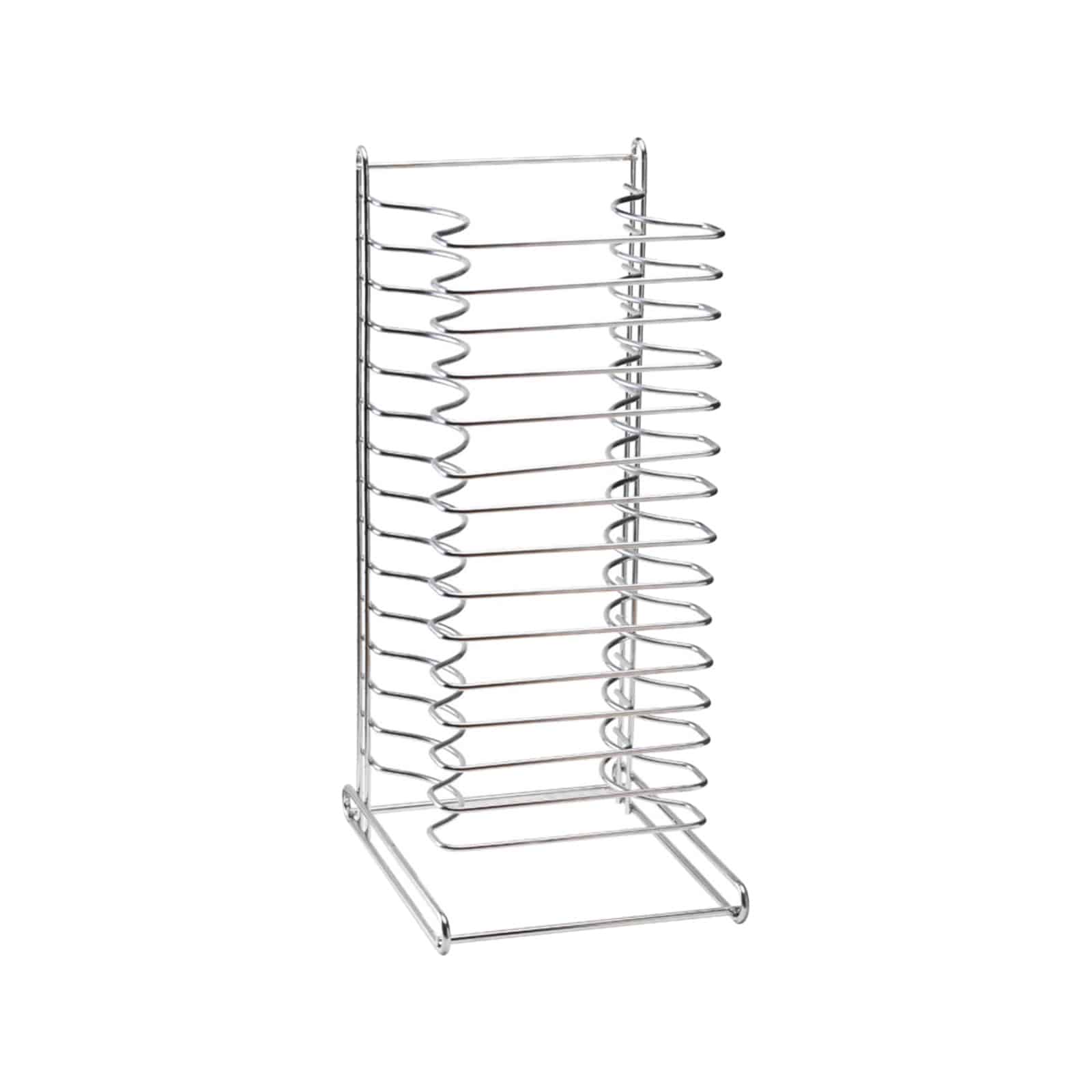 Suport inox pentru 15 tăvi pizza