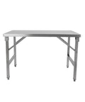 Masă de lucru inox pliabilă Cuistance STTFD186, 1800 × 600 mm